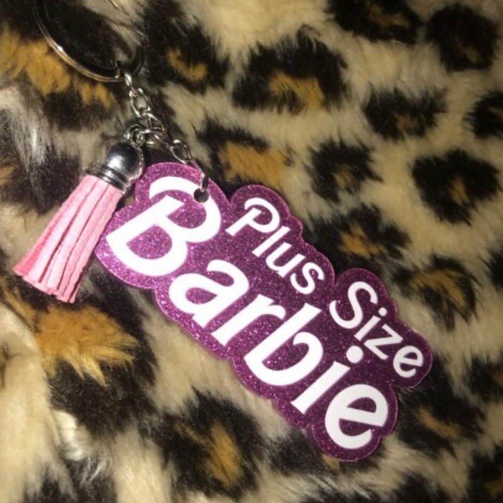 Barbie keychain, Plus sized Barbie, Barbie girl